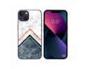 Funda Silicona compatible con iPhone 13 (6.1) diseño Mármol 05 Dibujos