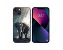 Funda Silicona compatible con iPhone 13 (6.1) diseño Elefante Dibujos