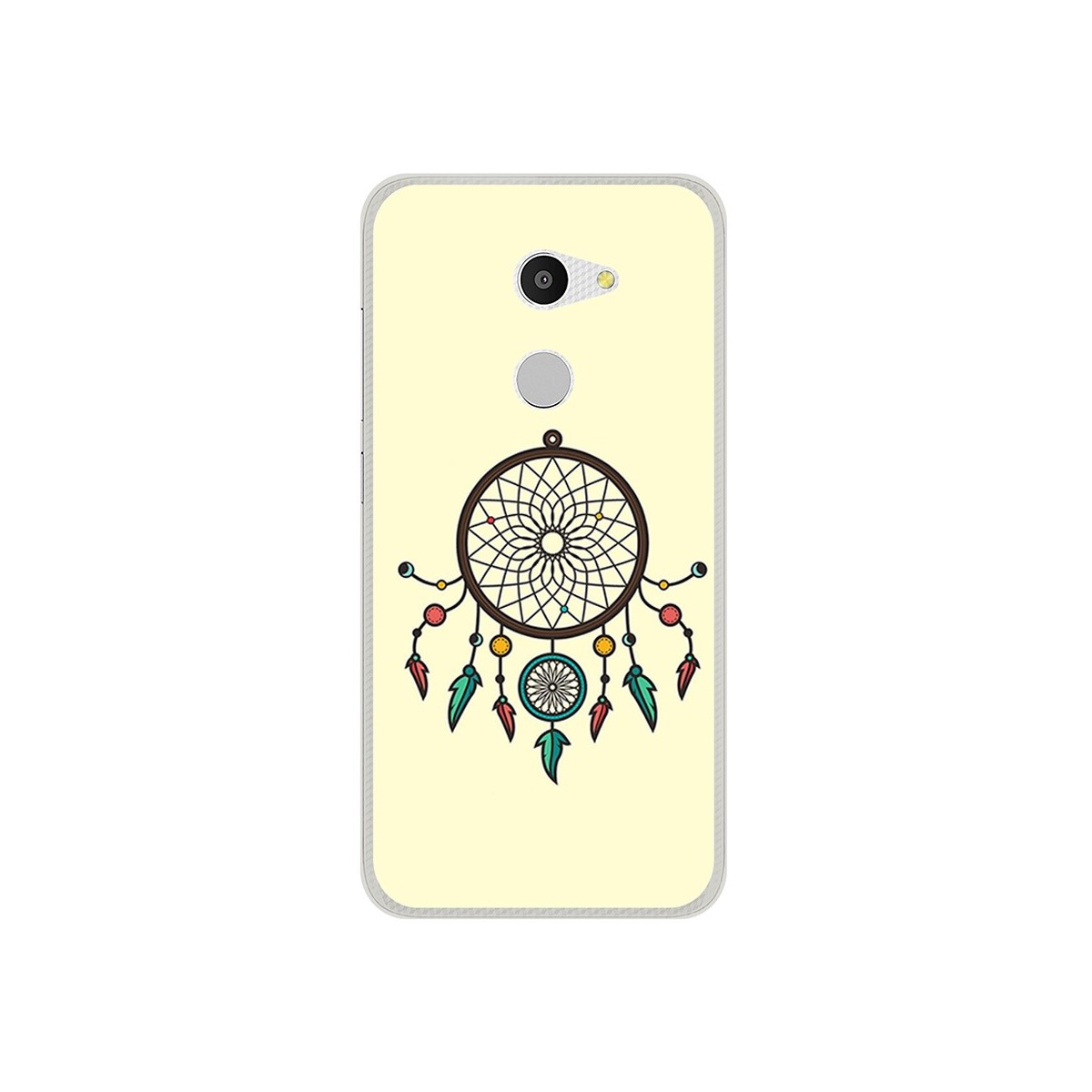 Funda Gel Tpu para Alcatel A3 (4G) Diseño Atrapasueños Dibujos