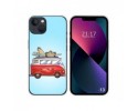 Funda Silicona compatible con iPhone 13 (6.1) diseño Furgoneta Dibujos