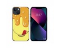 Funda Silicona compatible con iPhone 13 (6.1) diseño Helado Vainilla Dibujos