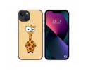 Funda Silicona compatible con iPhone 13 (6.1) diseño Jirafa Dibujos