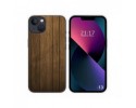 Funda Silicona compatible con iPhone 13 (6.1) diseño Madera Dibujos