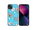 Funda Silicona compatible con iPhone 13 (6.1) diseño Mariposas Dibujos