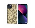 Funda Silicona compatible con iPhone 13 (6.1) diseño Sand Camuflaje Dibujos