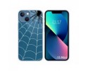 Funda Silicona Transparente compatible con iPhone 13 Mini (5.4) diseño Araña Dibujos