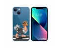 Funda Silicona Transparente compatible con iPhone 13 Mini (5.4) diseño Avestruz Dibujos