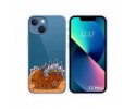 Funda Silicona Transparente compatible con iPhone 13 Mini (5.4) diseño Bufalo Dibujos