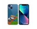 Funda Silicona Transparente compatible con iPhone 13 Mini (5.4) diseño Panda Dibujos