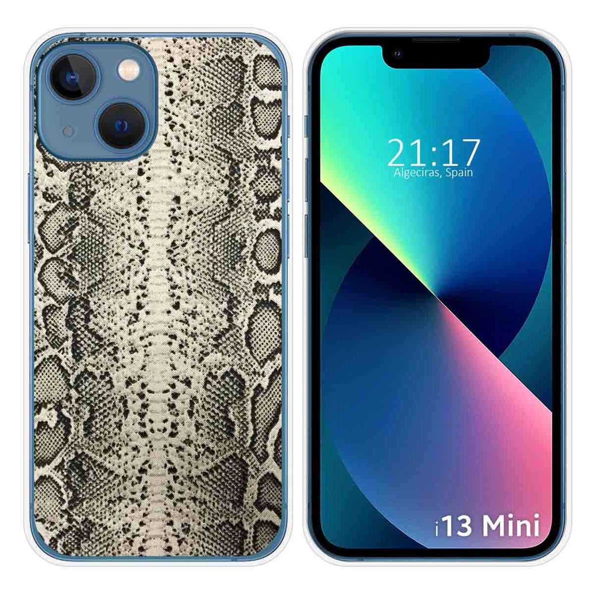 Funda Silicona compatible con iPhone 13 Mini (5.4) diseño Animal 01 Dibujos