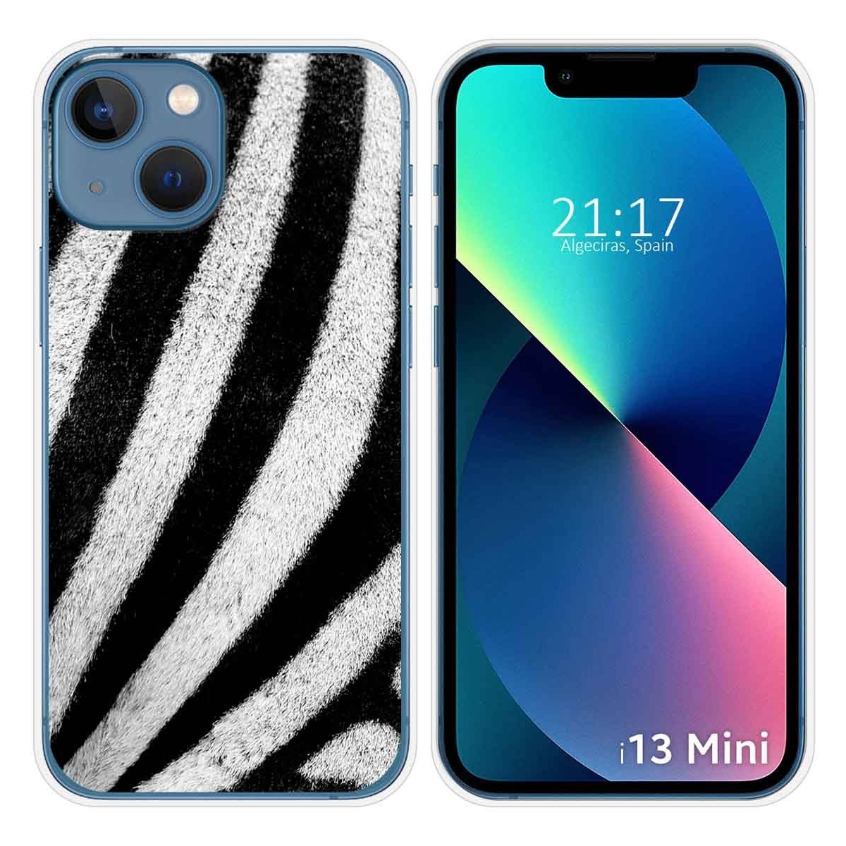 Funda Silicona compatible con iPhone 13 Mini (5.4) diseño Animal 02 Dibujos