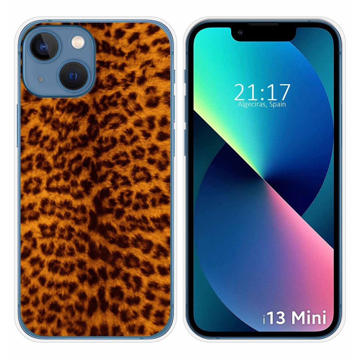 Funda Silicona compatible con iPhone 13 Mini (5.4) diseño Animal 03 Dibujos