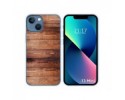 Funda Silicona compatible con iPhone 13 Mini (5.4) diseño Madera 02 Dibujos