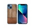 Funda Silicona compatible con iPhone 13 Mini (5.4) diseño Madera 09 Dibujos