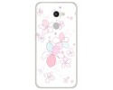 Funda Gel Tpu para Alcatel A3 (4G) Diseño Flores Minimal Dibujos