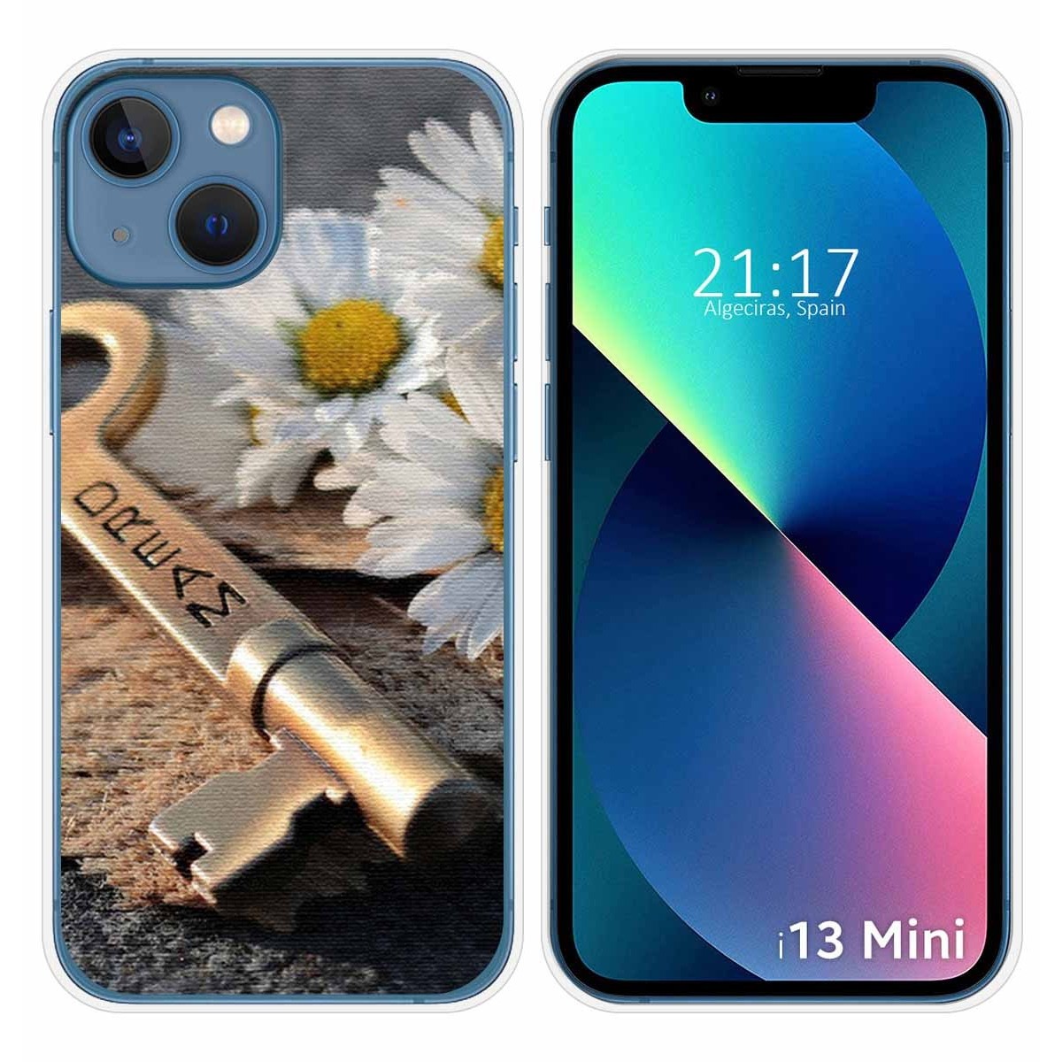 Funda Silicona compatible con iPhone 13 Mini (5.4) diseño Dream Dibujos