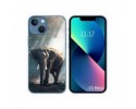 Funda Silicona compatible con iPhone 13 Mini (5.4) diseño Elefante Dibujos
