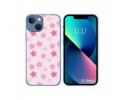 Funda Silicona compatible con iPhone 13 Mini (5.4) diseño Flores Dibujos