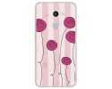 Funda Gel Tpu para Alcatel A3 (4G) Diseño Flores Vintage Dibujos