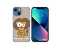 Funda Silicona compatible con iPhone 13 Mini (5.4) diseño Leon Dibujos