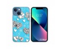 Funda Silicona compatible con iPhone 13 Mini (5.4) diseño Mariposas Dibujos