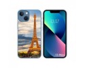 Funda Silicona compatible con iPhone 13 Mini (5.4) diseño Paris Dibujos
