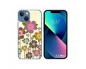 Funda Silicona compatible con iPhone 13 Mini (5.4) diseño Primavera En Flor Dibujos
