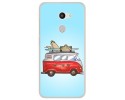 Funda Gel Tpu para Alcatel A3 (4G) Diseño Furgoneta Dibujos