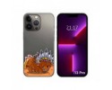 Funda Silicona Transparente compatible con iPhone 13 Pro (6.1) diseño Bufalo Dibujos