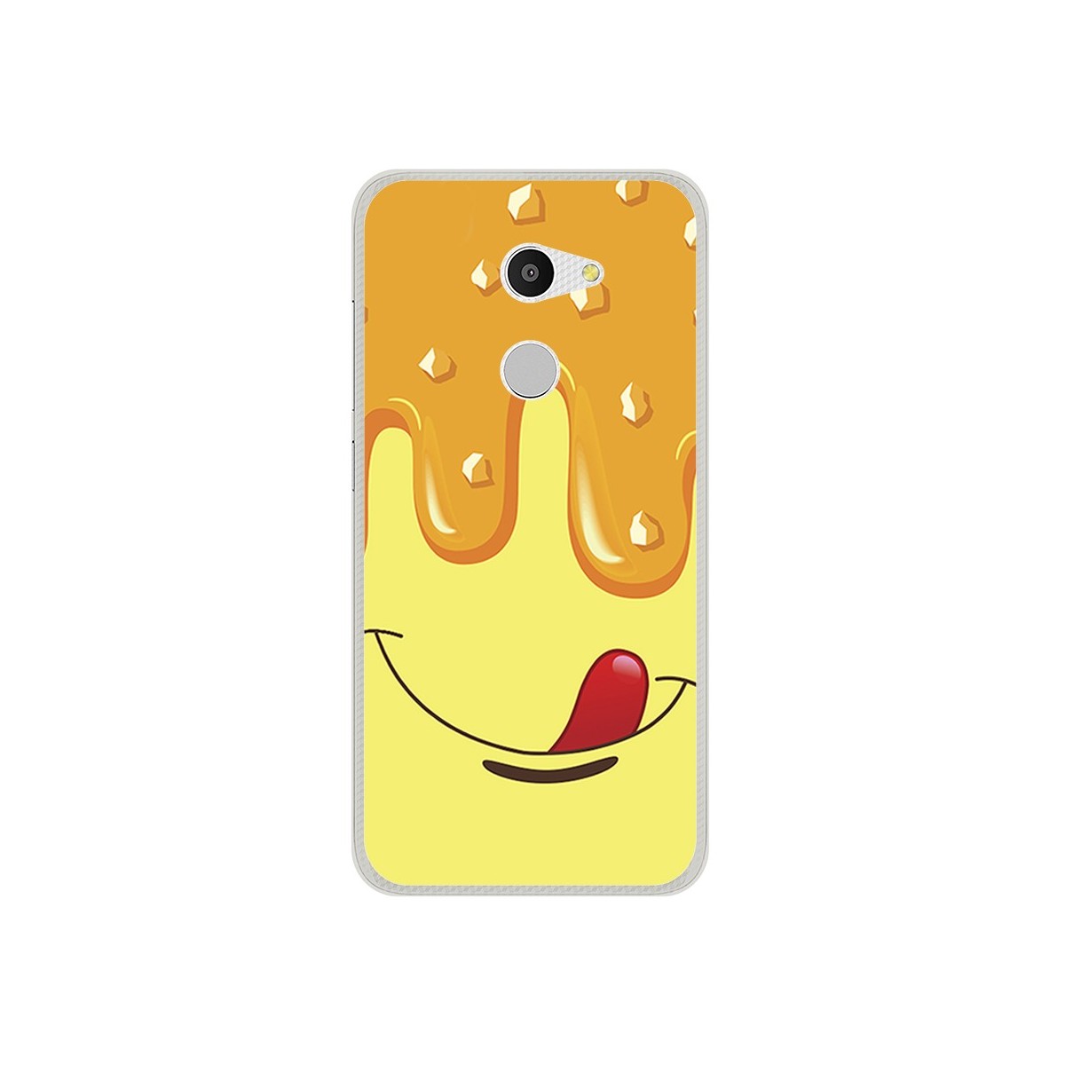 Funda Gel Tpu para Alcatel A3 (4G) Diseño Helado Vainilla Dibujos