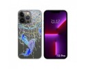 Funda Silicona Transparente compatible con iPhone 13 Pro (6.1) diseño Plumas Dibujos