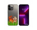 Funda Silicona Transparente compatible con iPhone 13 Pro (6.1) diseño Tigre Dibujos