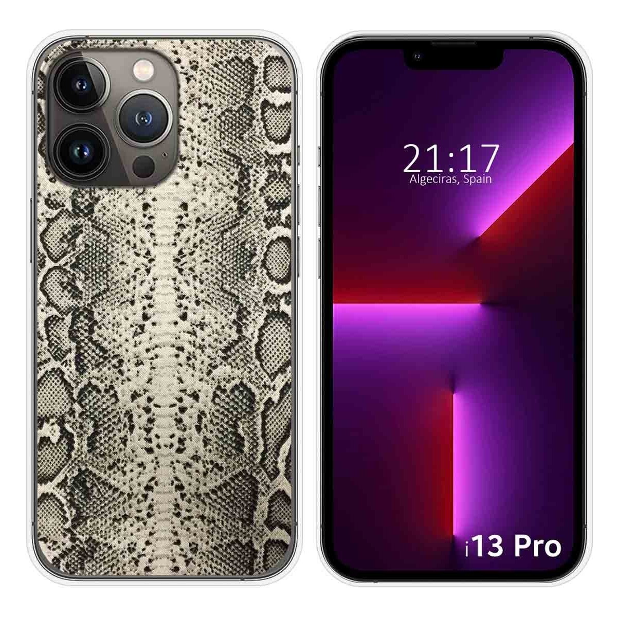 Funda Silicona compatible con iPhone 13 Pro (6.1) diseño Animal 01 Dibujos