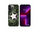 Funda Silicona compatible con iPhone 13 Pro (6.1) diseño Camuflaje 01 Dibujos