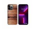 Funda Silicona compatible con iPhone 13 Pro (6.1) diseño Madera 02 Dibujos