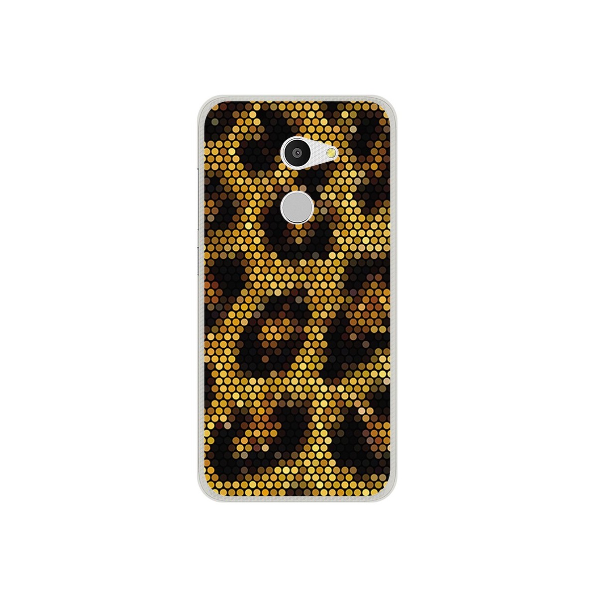 Funda Gel Tpu para Alcatel A3 (4G) Diseño Leopardo Dibujos