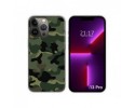 Funda Silicona compatible con iPhone 13 Pro (6.1) diseño Camuflaje Dibujos