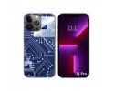 Funda Silicona compatible con iPhone 13 Pro (6.1) diseño Circuito Dibujos