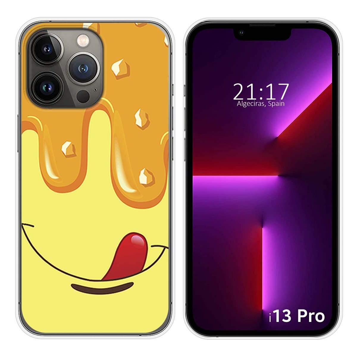 Funda Silicona compatible con iPhone 13 Pro (6.1) diseño Helado Vainilla Dibujos