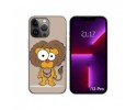 Funda Silicona compatible con iPhone 13 Pro (6.1) diseño Leon Dibujos