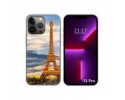 Funda Silicona compatible con iPhone 13 Pro (6.1) diseño Paris Dibujos