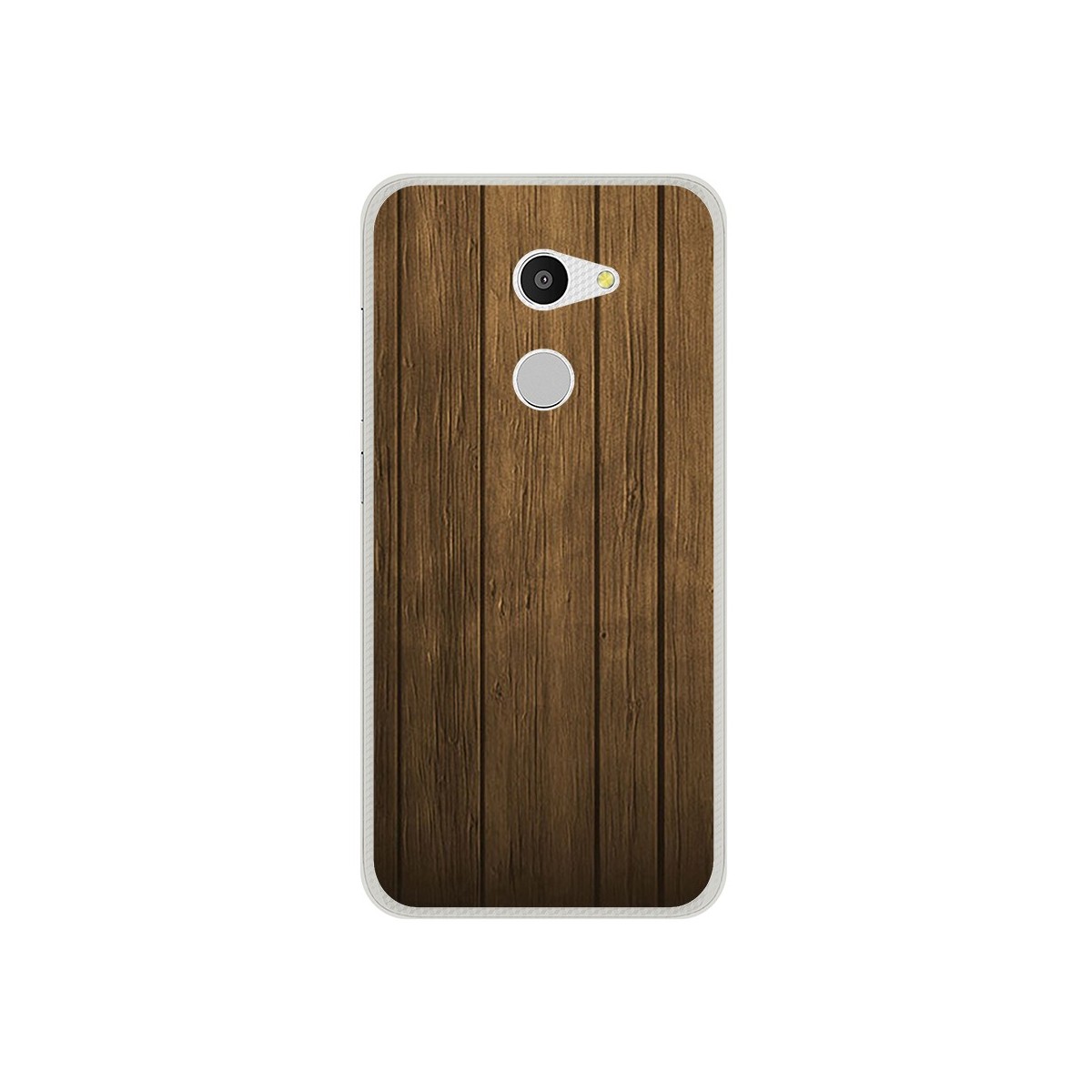 Funda Gel Tpu para Alcatel A3 (4G) Diseño Madera Dibujos