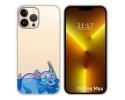 Funda Silicona Transparente compatible con iPhone 13 Pro Max (6.7) diseño Hipo Dibujos
