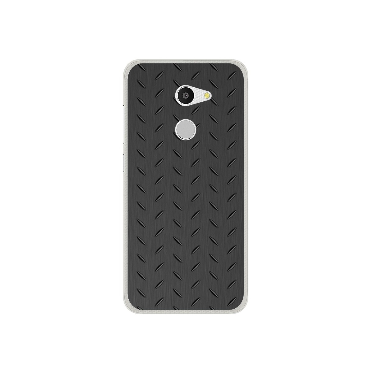 Funda Gel Tpu para Alcatel A3 (4G) Diseño Metal Dibujos