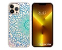 Funda Silicona Transparente compatible con iPhone 13 Pro Max (6.7) diseño Mandala Dibujos