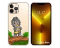 Funda Silicona Transparente compatible con iPhone 13 Pro Max (6.7) diseño Mono Dibujos
