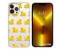 Funda Silicona Transparente compatible con iPhone 13 Pro Max (6.7) diseño Pato Dibujos