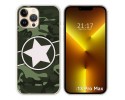 Funda Silicona compatible con iPhone 13 Pro Max (6.7) diseño Camuflaje 01 Dibujos