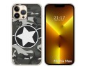 Funda Silicona compatible con iPhone 13 Pro Max (6.7) diseño Camuflaje 02 Dibujos