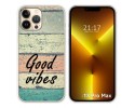 Funda Silicona compatible con iPhone 13 Pro Max (6.7) diseño Madera 01 Dibujos